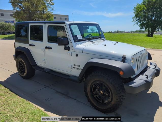 used 2015 Jeep Wrangler Unlimited car, priced at $18,639