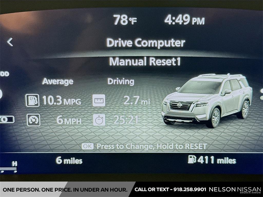 new 2025 Nissan Pathfinder car, priced at $50,133