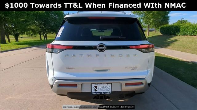new 2025 Nissan Pathfinder car, priced at $50,683