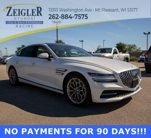 used 2021 Genesis G80 car, priced at $34,490