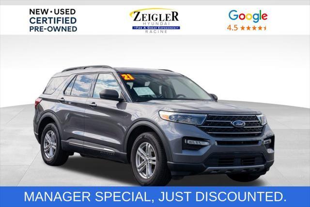 used 2021 Ford Explorer car, priced at $25,050