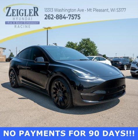 used 2021 Tesla Model Y car, priced at $31,990