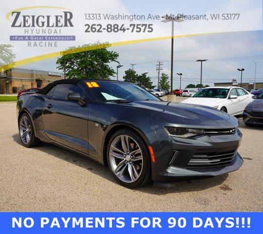 used 2018 Chevrolet Camaro car, priced at $27,897