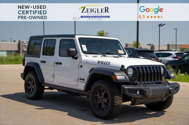 used 2021 Jeep Wrangler Unlimited car, priced at $28,757