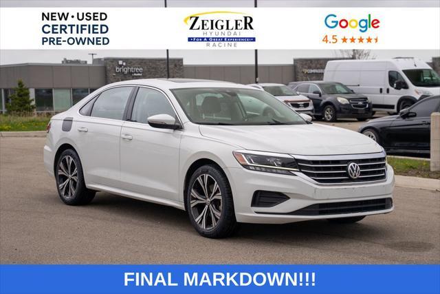 used 2021 Volkswagen Passat car, priced at $15,991