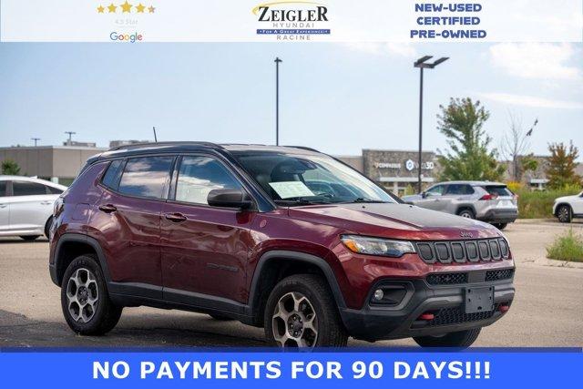 used 2022 Jeep Compass car, priced at $21,988