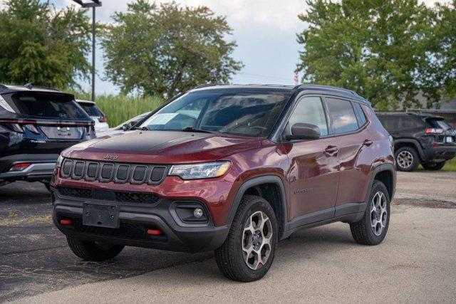 used 2022 Jeep Compass car, priced at $21,988