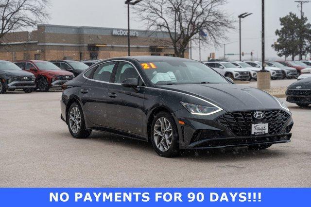 used 2021 Hyundai Sonata car, priced at $17,990