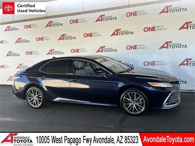 used 2022 Toyota Camry Hybrid car, priced at $28,981