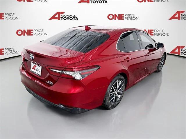 used 2021 Toyota Camry Hybrid car, priced at $27,481