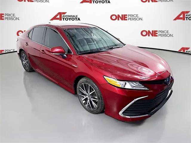 used 2021 Toyota Camry Hybrid car, priced at $27,481