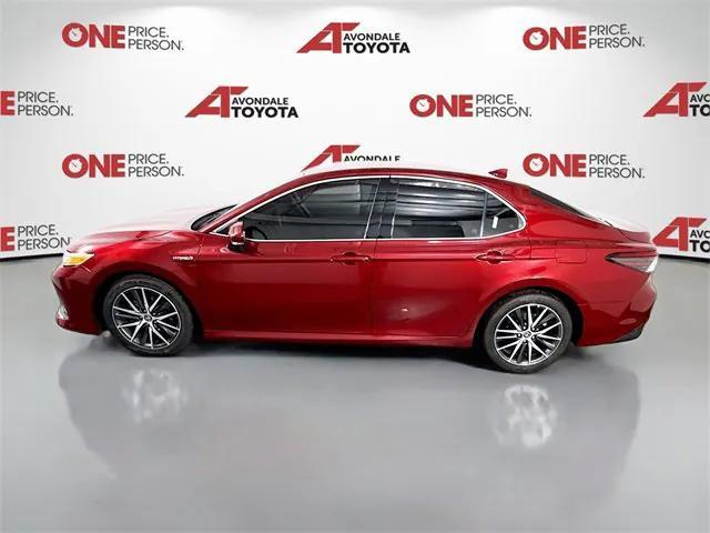 used 2021 Toyota Camry Hybrid car, priced at $27,481