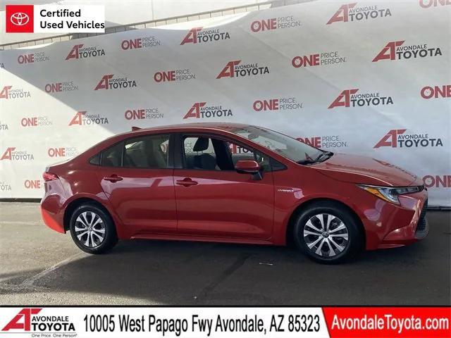 used 2021 Toyota Corolla Hybrid car, priced at $23,481