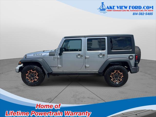 used 2017 Jeep Wrangler Unlimited car, priced at $18,795