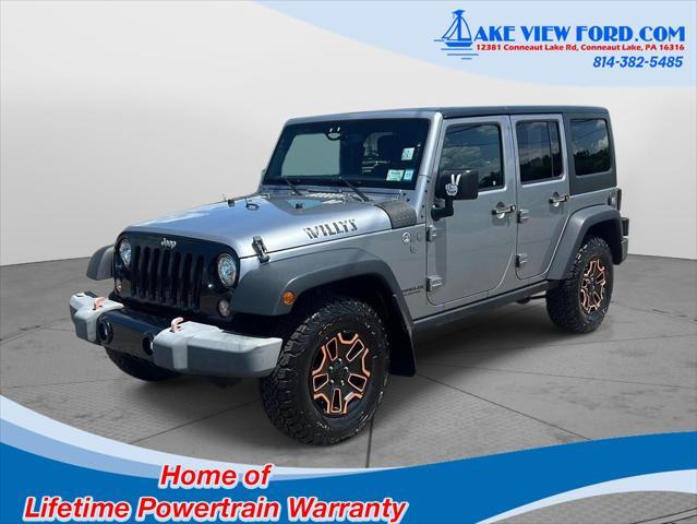 used 2017 Jeep Wrangler Unlimited car, priced at $18,795
