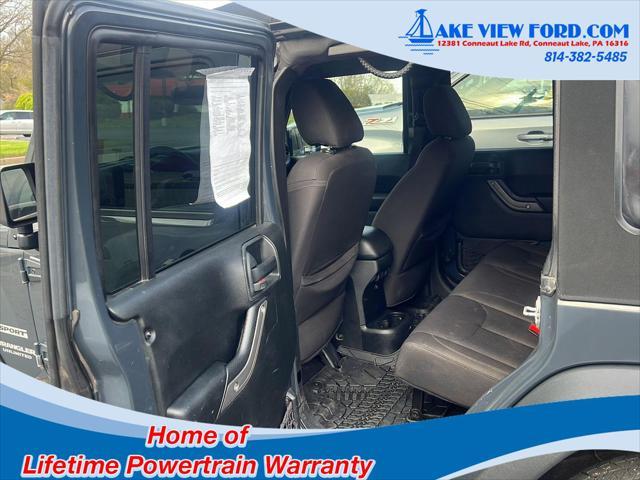 used 2017 Jeep Wrangler Unlimited car, priced at $19,595