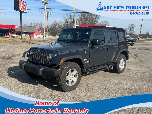 used 2017 Jeep Wrangler Unlimited car, priced at $19,595
