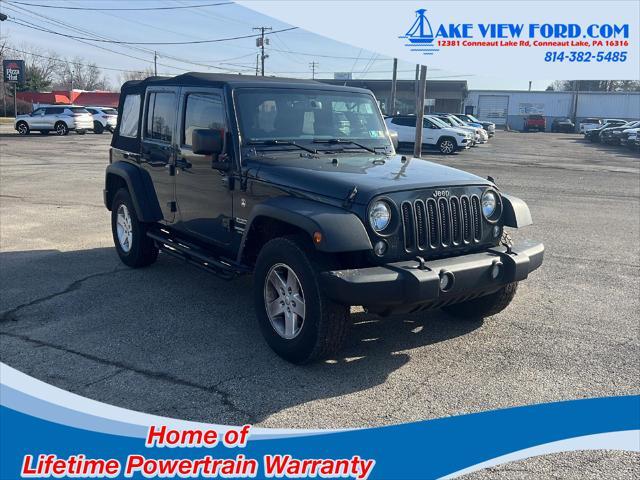 used 2017 Jeep Wrangler Unlimited car, priced at $19,595