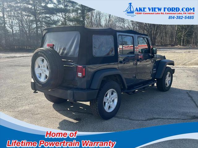 used 2017 Jeep Wrangler Unlimited car, priced at $19,595