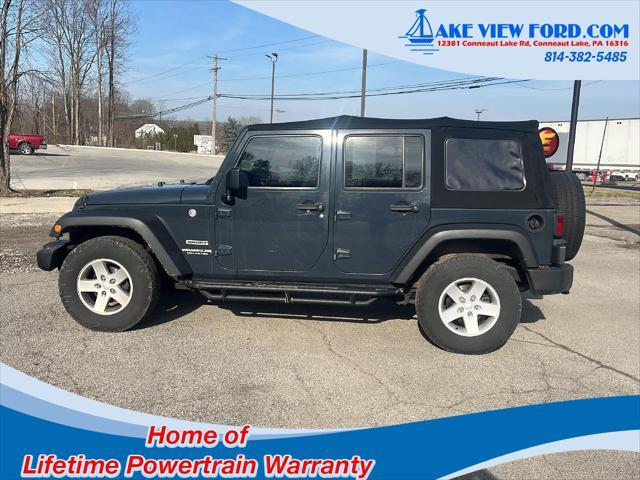 used 2017 Jeep Wrangler Unlimited car, priced at $19,595