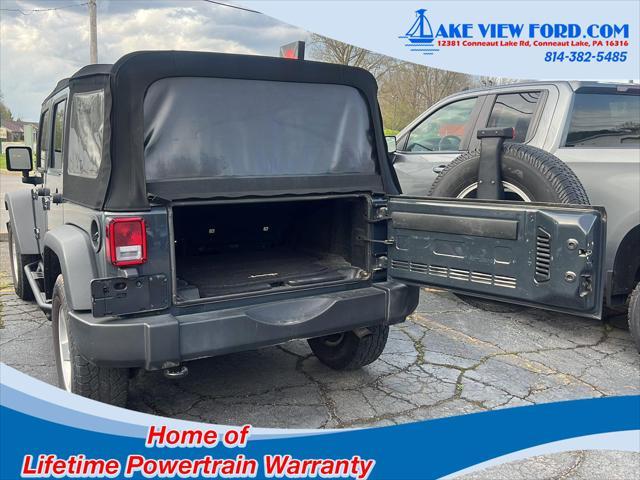 used 2017 Jeep Wrangler Unlimited car, priced at $19,595