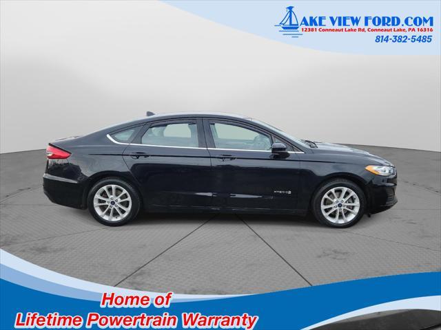used 2019 Ford Fusion Hybrid car, priced at $14,395