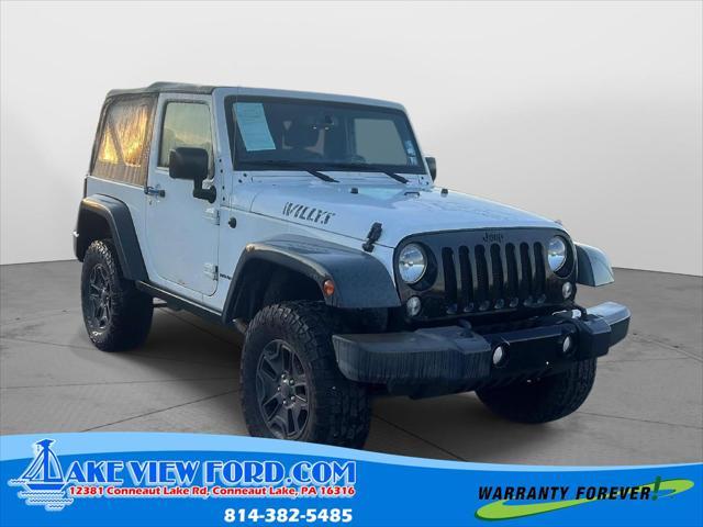 used 2015 Jeep Wrangler car, priced at $16,795