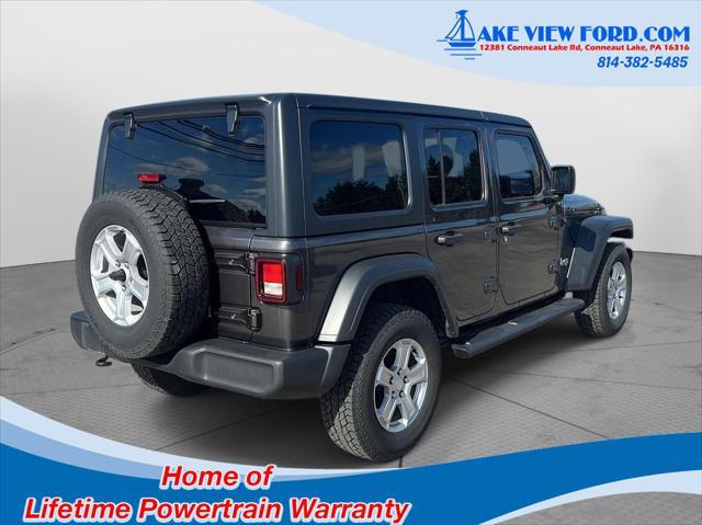 used 2021 Jeep Wrangler Unlimited car, priced at $28,795