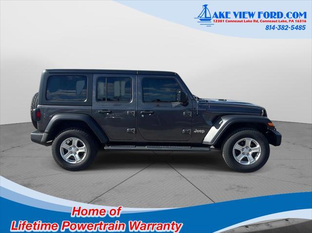 used 2021 Jeep Wrangler Unlimited car, priced at $28,795