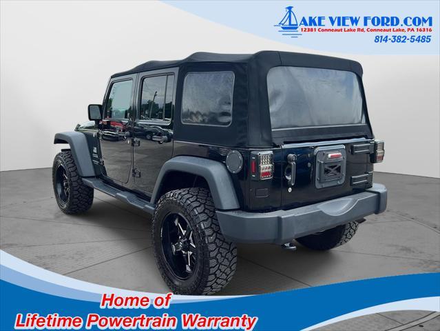 used 2015 Jeep Wrangler Unlimited car, priced at $18,795