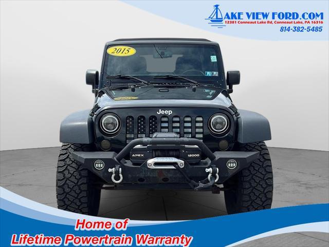 used 2015 Jeep Wrangler Unlimited car, priced at $18,795