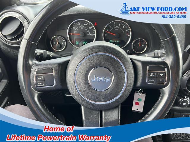 used 2015 Jeep Wrangler Unlimited car, priced at $18,795