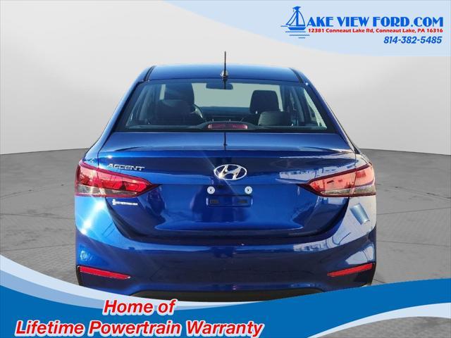 used 2021 Hyundai Accent car, priced at $17,595