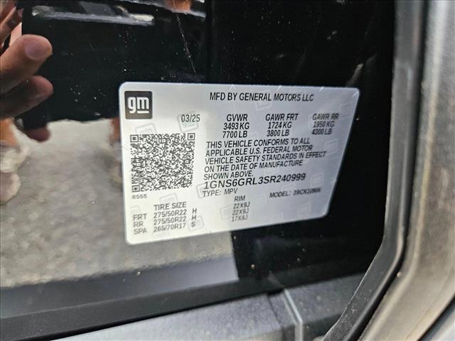 new 2025 Chevrolet Suburban car, priced at $86,695