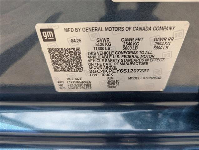 new 2025 Chevrolet Silverado 2500 car, priced at $72,492