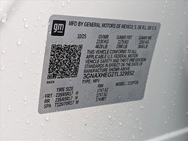 new 2026 Chevrolet Equinox car, priced at $28,786