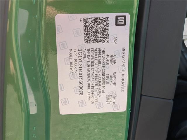 new 2026 Chevrolet Corvette car, priced at $115,990