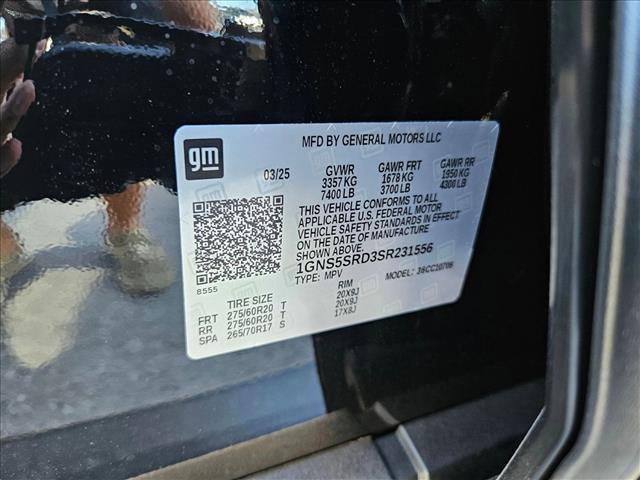 new 2025 Chevrolet Tahoe car, priced at $69,483