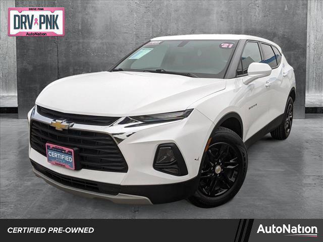 used 2021 Chevrolet Blazer car, priced at $23,398