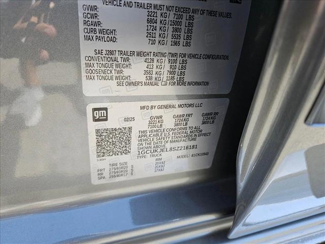 new 2025 Chevrolet Silverado 1500 car, priced at $64,822