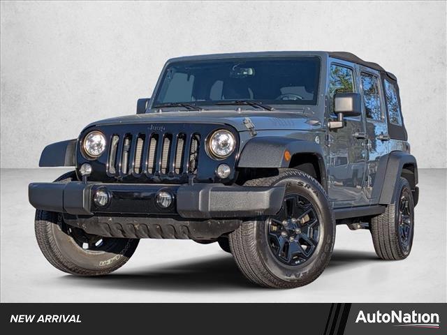used 2017 Jeep Wrangler Unlimited car, priced at $22,642