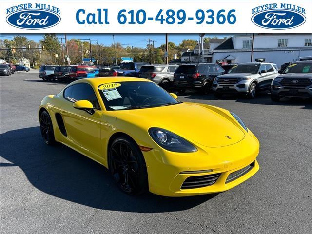 used 2018 Porsche 718 Cayman car, priced at $38,495