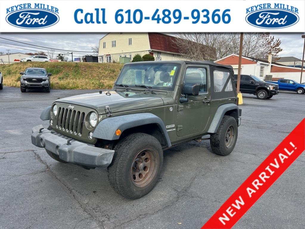 used 2015 Jeep Wrangler car, priced at $17,995
