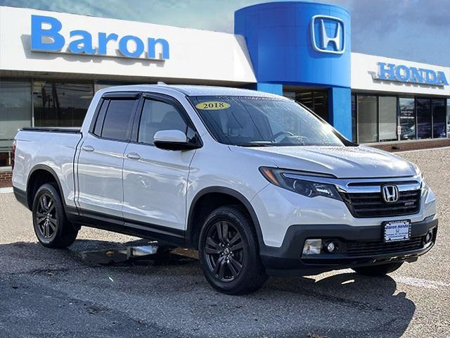 used 2018 Honda Ridgeline car, priced at $19,486