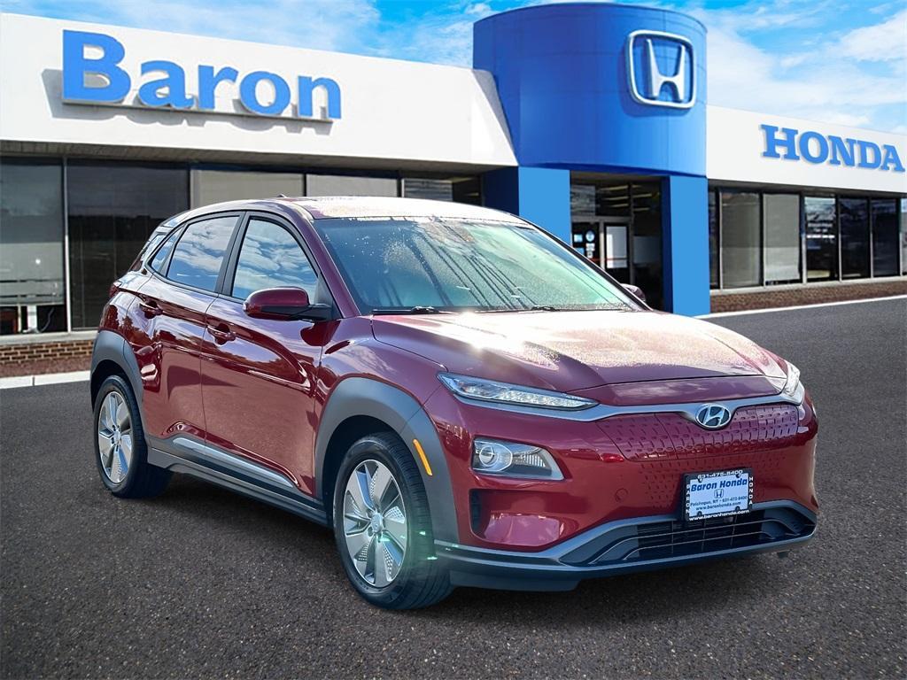 used 2021 Hyundai Kona EV car, priced at $15,986