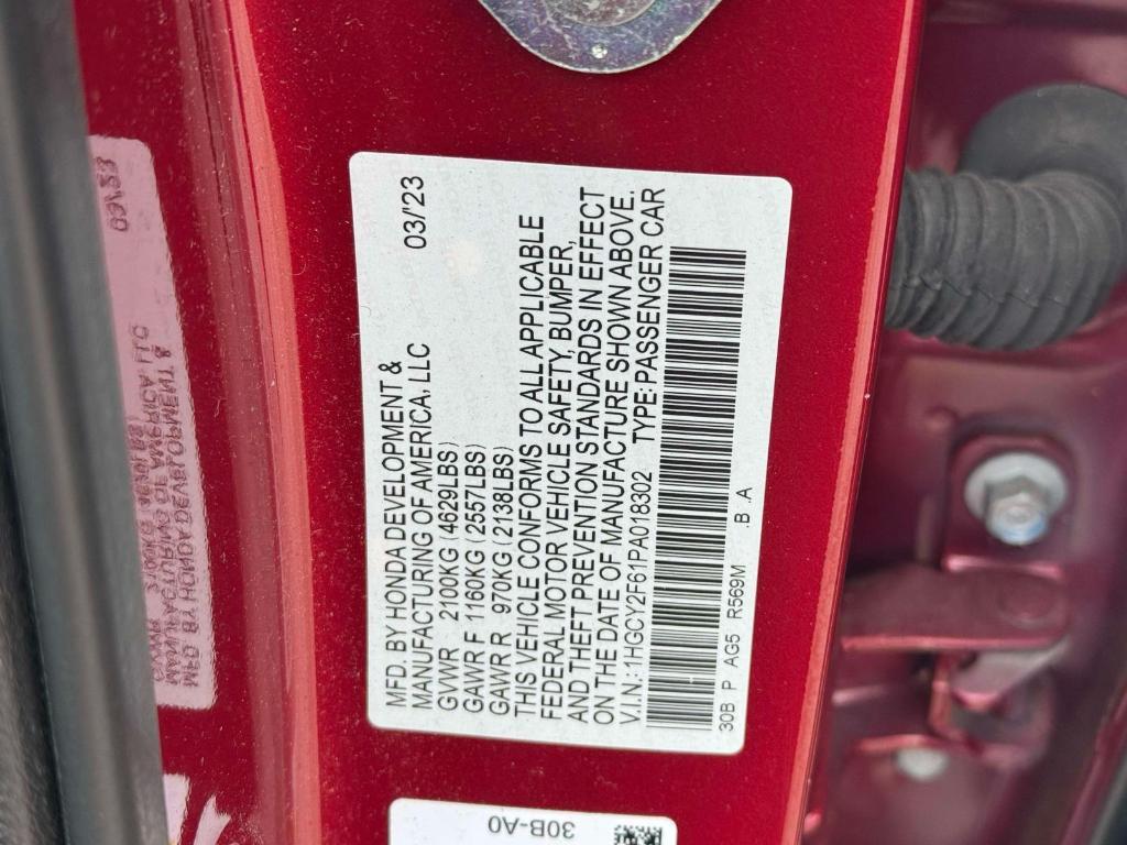 used 2023 Honda Accord Hybrid car, priced at $26,986