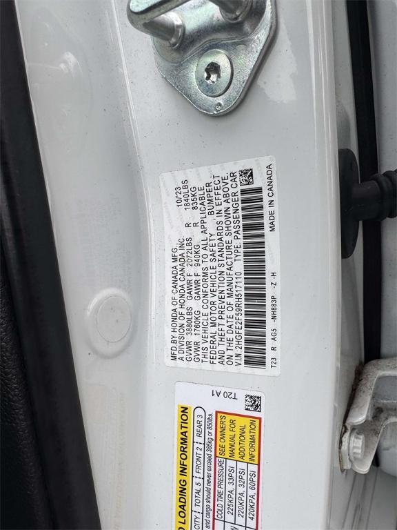 used 2024 Honda Civic car, priced at $22,577