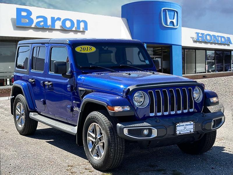 used 2018 Jeep Wrangler Unlimited car, priced at $25,000