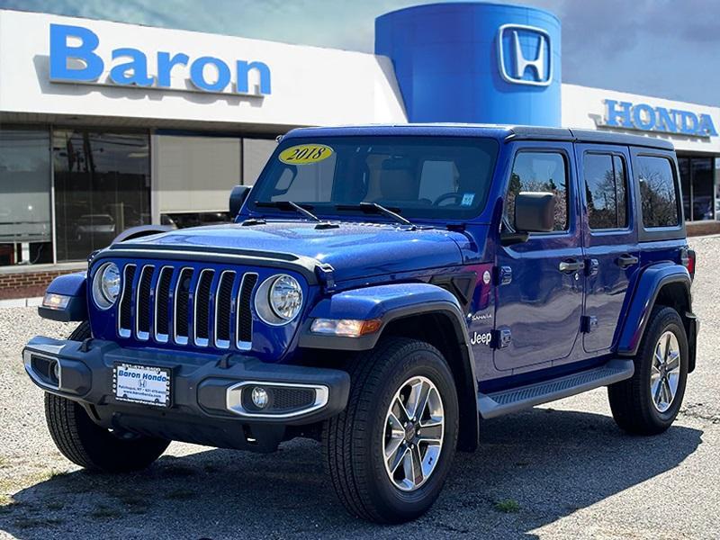 used 2018 Jeep Wrangler Unlimited car, priced at $25,000