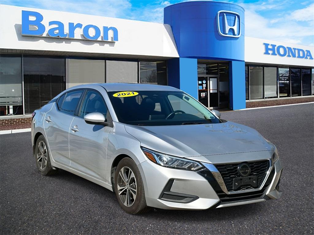 used 2021 Nissan Sentra car, priced at $15,000
